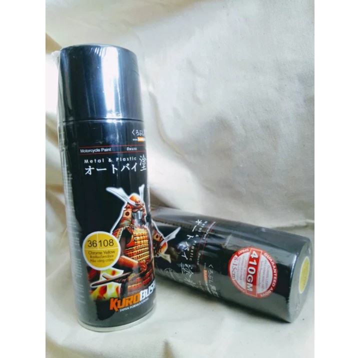 Cat Semprot Spray Pylox Pilox SAMURAI Chrome Yellow Kode 108