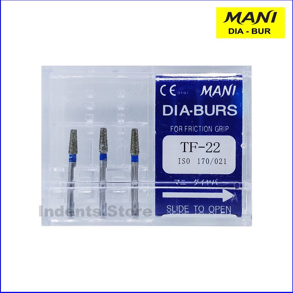 Dental Diamond Bur Taper Flat TF-22