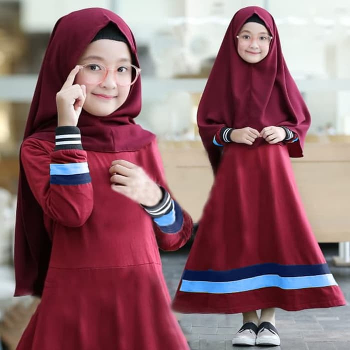 [Syari Herlina Kids SW] Baju muslim anak perempuan babytery