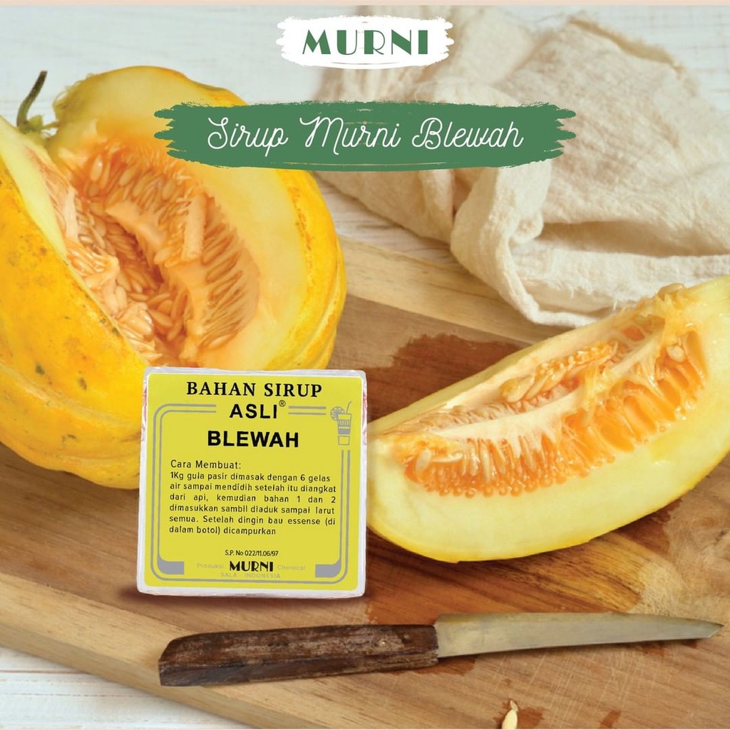 

BLEWAH - BAHAN SIRUP MURNI (GANDARASA MURNI)