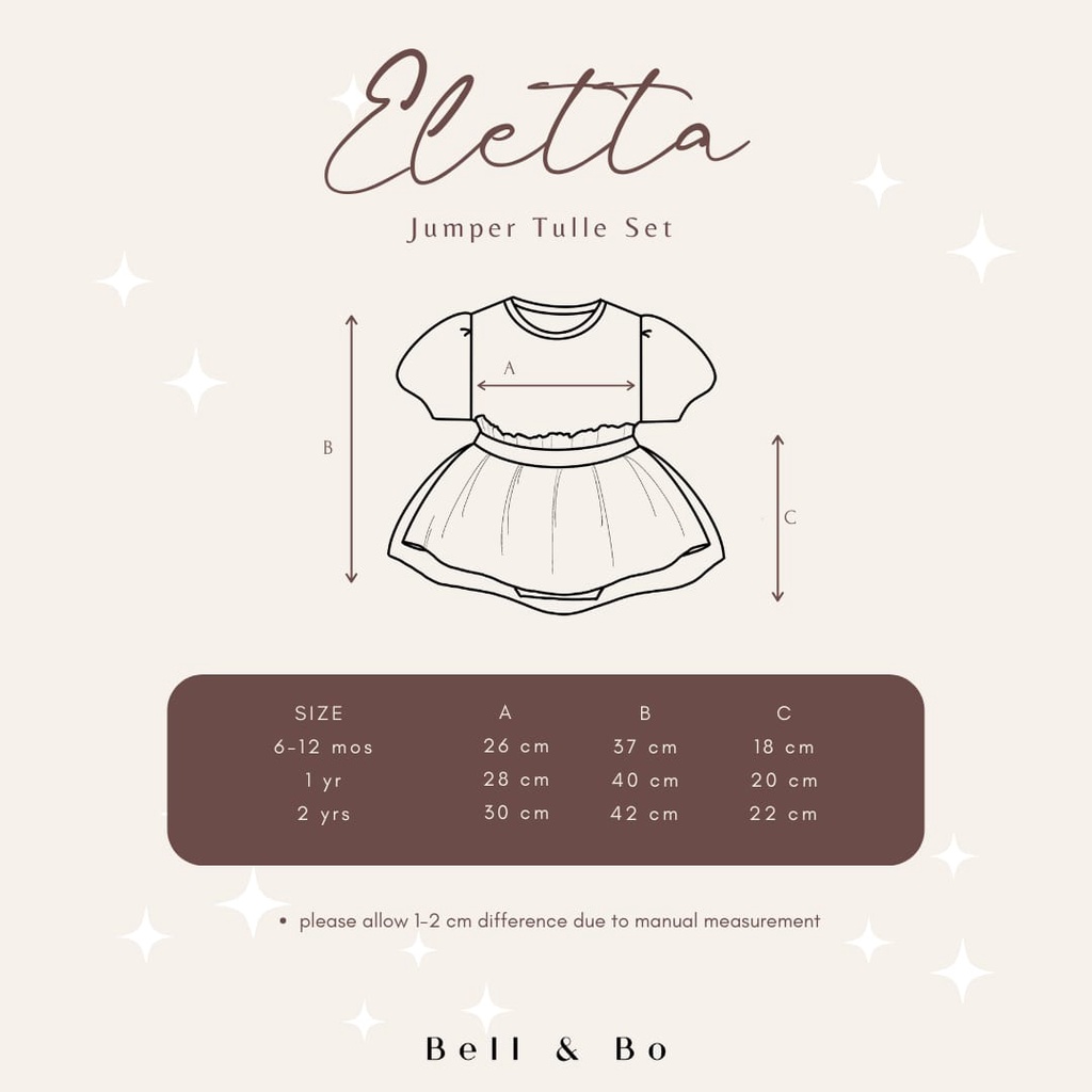 Babygiggles - Eletta Tutu Set / Bell and Bo