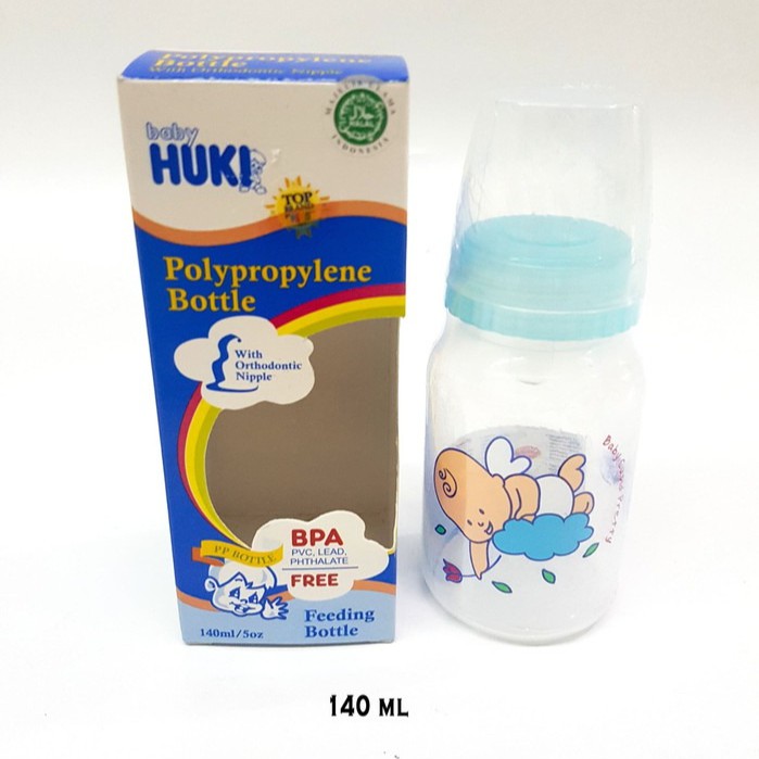 Baby Huki CI0255 Polypropylene Bottle140ml Botol Susu