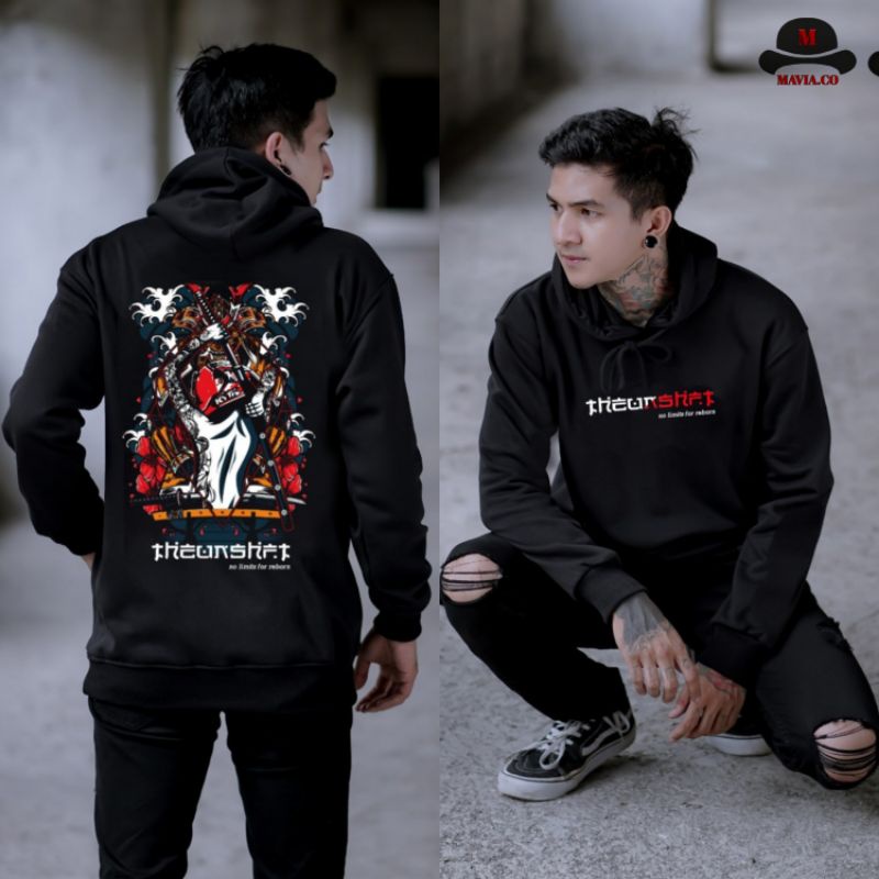 COD  Jaket Sweater Hoodie Pria Distro wadezigOriginal Big Size Jumbo M - XXL Hoodie Sunmori