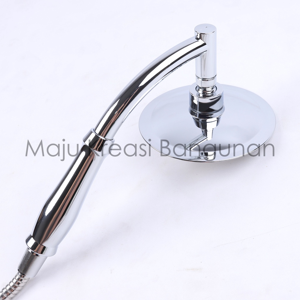 Hand Shower SOLIGEN A500 PVC ABS Chrome Kamar Mandi Tipe A 500 Kepala Toilet Selang Fleksibel Flexible