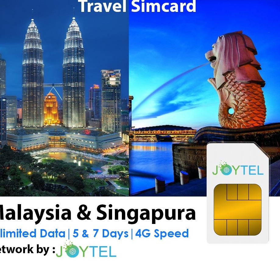 ◊ Simcard Singapore & Malaysia Unlimited Internet ☈