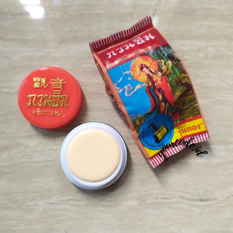 KWAN IM PEARL CREAM / KWAN IM CREAM / BEDAK KWAN IM / ALAS BEDAK