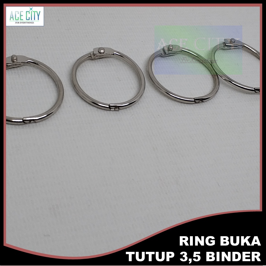 

Ring Buka tutup 35mm/Ring Binder/Ring buku sample -1pcs