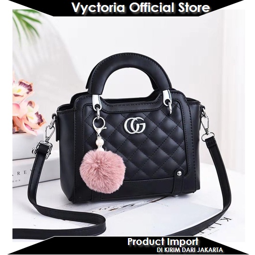 (COD) Vyctoria VOS0147 Tas Selempang Wanita Import Handbag Promo EL5521 BQ2850 LT1653 JTF0147 CR7315 GT1752 2850 1653 1752 7315 5521 0147