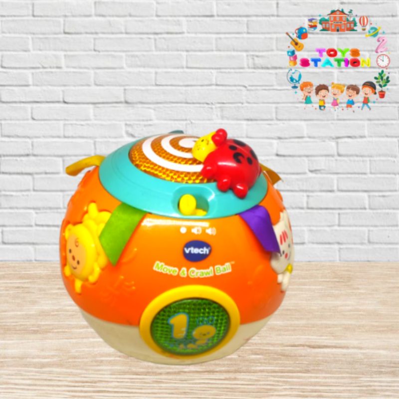 VTECH MOVE & CRAWL BALL mainan anak lucu bola vtech