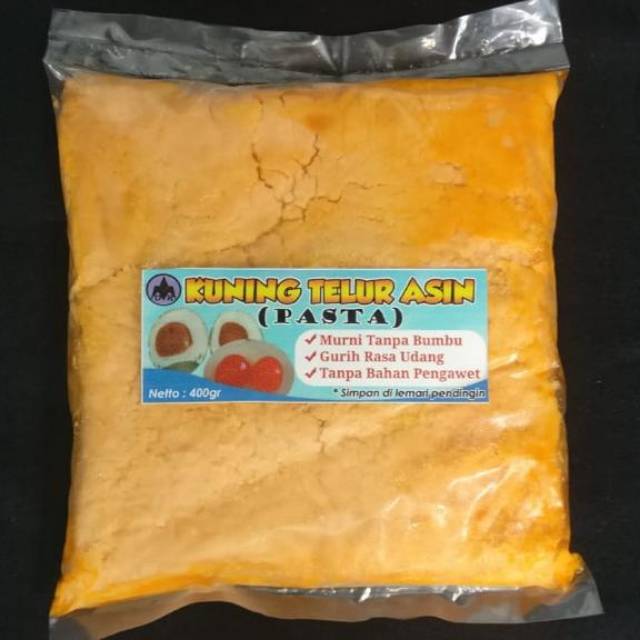 

Pasta Kuning Telur Asin bebek/Pasta Salted Egg Bebek murni asli