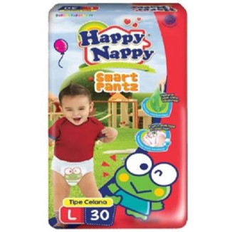 Happy nappy L30 smart pantz pants popok celana bayi L 30 diapers popok sekali pakai baby pants lovelymama lovelymama411