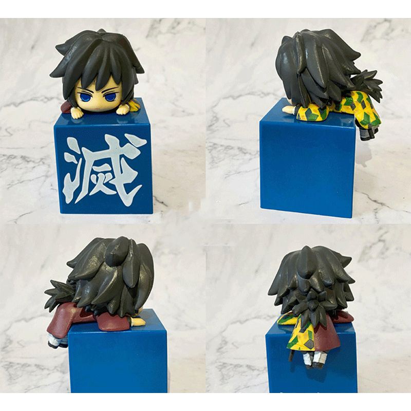 10cm Demon Slayer Mini Figure Tanjiro Nezuko Zenitsu Rengoku Shinobu Mitsuri Obanai Ornaments