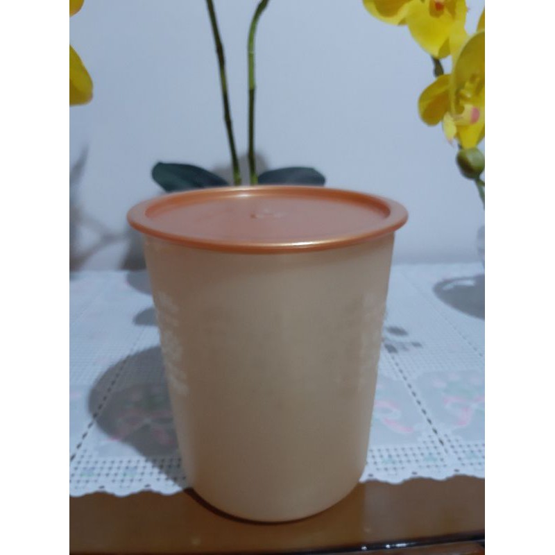 Mosaic Canister Gold Tupperware