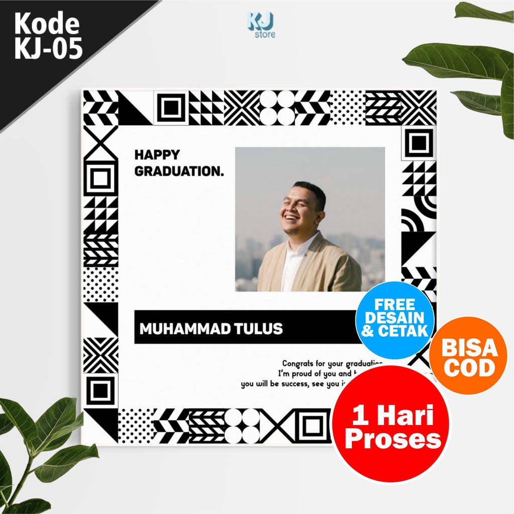 [+Cetak Papan] Kado Ulang Tahun Unik Cowok Foto Pajangan Hiasan dinding Wisuda Souvenir Teman Laki