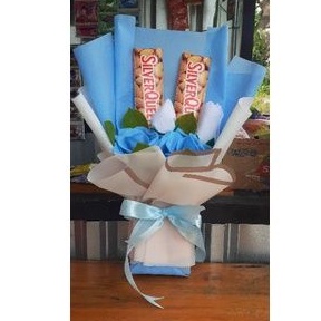 BUKET coklat murah /BUKET FLANEL/ BUKET Valentine /BUKET Ultah