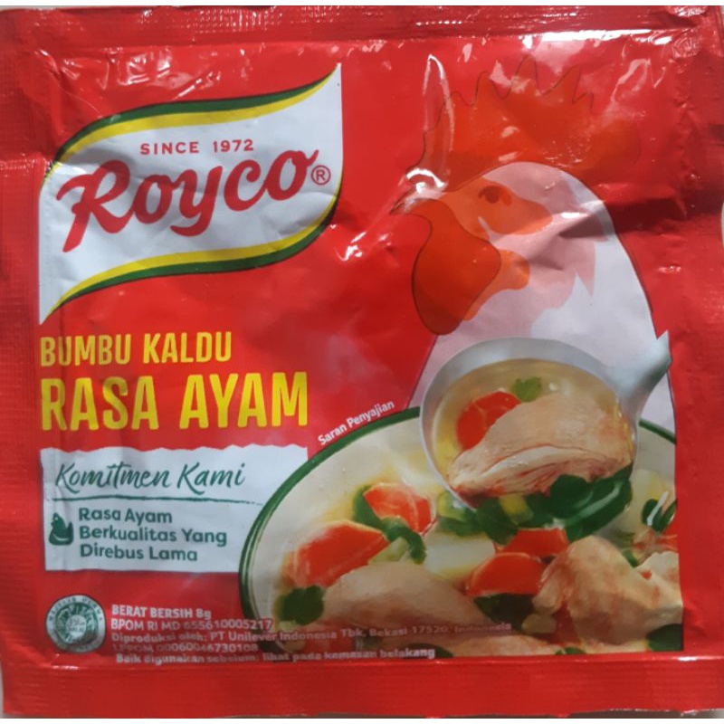 

Royco*bumbu kaldu rasa ayam