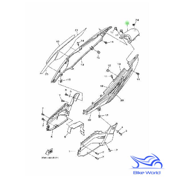 Cover Stop Nouvo Z Yamaha Genuine Parts & Accessories