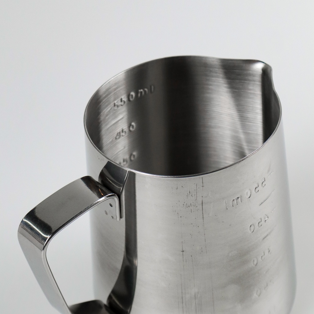 One Two Cups Gelas Milk Jug Kopi Espresso Latte Art Stainless Steel 600ml - ZM0078 - Silver