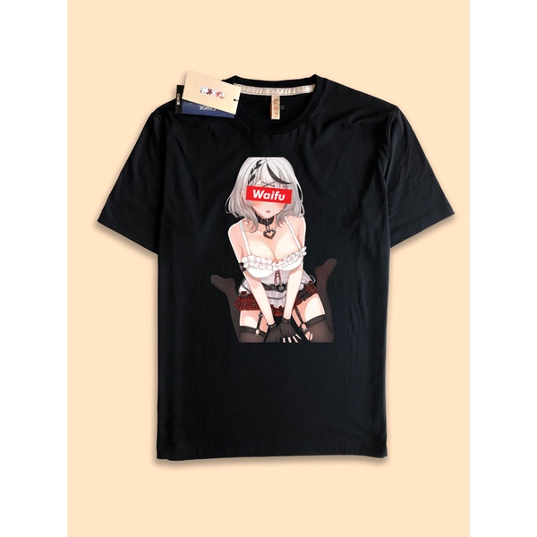 Kaos Tshirt Anime Waifu Sakamata Chloe Hololive