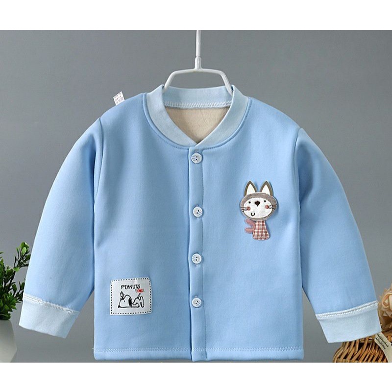 Jaket bayi tebal lembut/ jaket anak bayi jaket Lyme JK11/ jaket kekinian