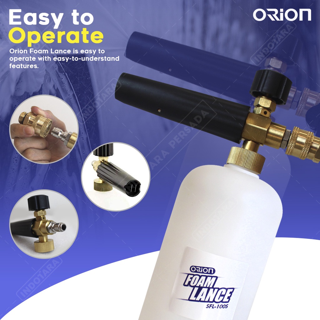 Foam Lance Snow Wash Jet Cleaner Orion - SFL 100S for Superjet100S