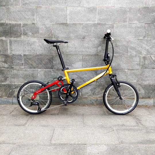 TYRELL IVE SPORTS FOLDING BIKE - MANGO/RED - SEPEDA LIPAT