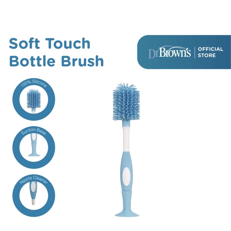 Dr.Brown’s soft touch bottle brush / sikat botol