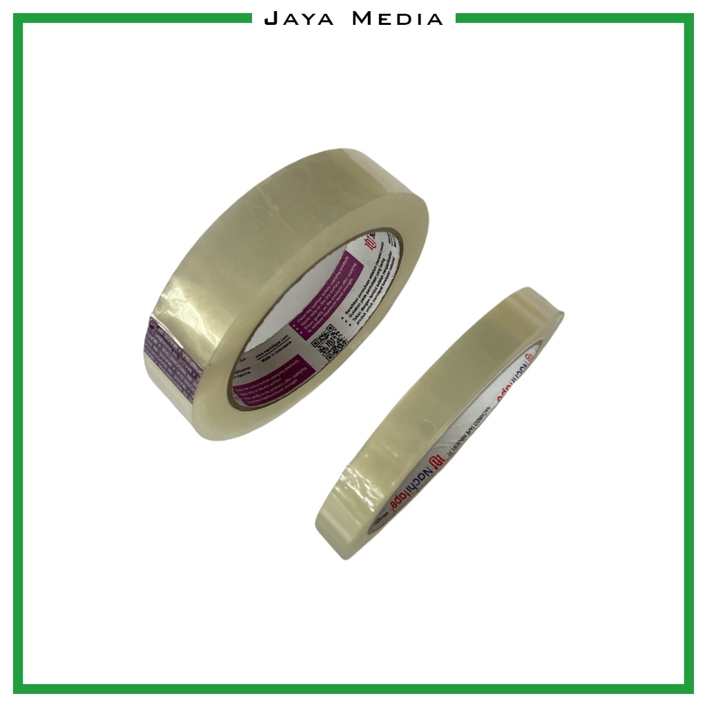 

Nachi/Daimaru Tape OPP Bening Transparan 0.5 dan 1 Inch