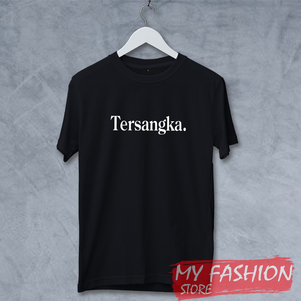 Tshirt Baju Kaos Distro Tersangka / Kaos Distro Pria Wanita