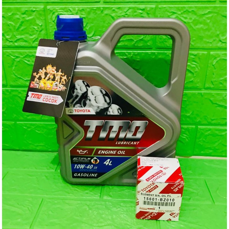 Oli mesin Toyota TMO 10W-40 4liter paket filter oli avanza xenia rush terios