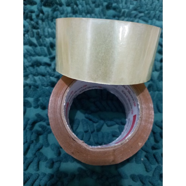 

Isolasi Lakban Bening dan Coklat 100 Yard 10,5 cm