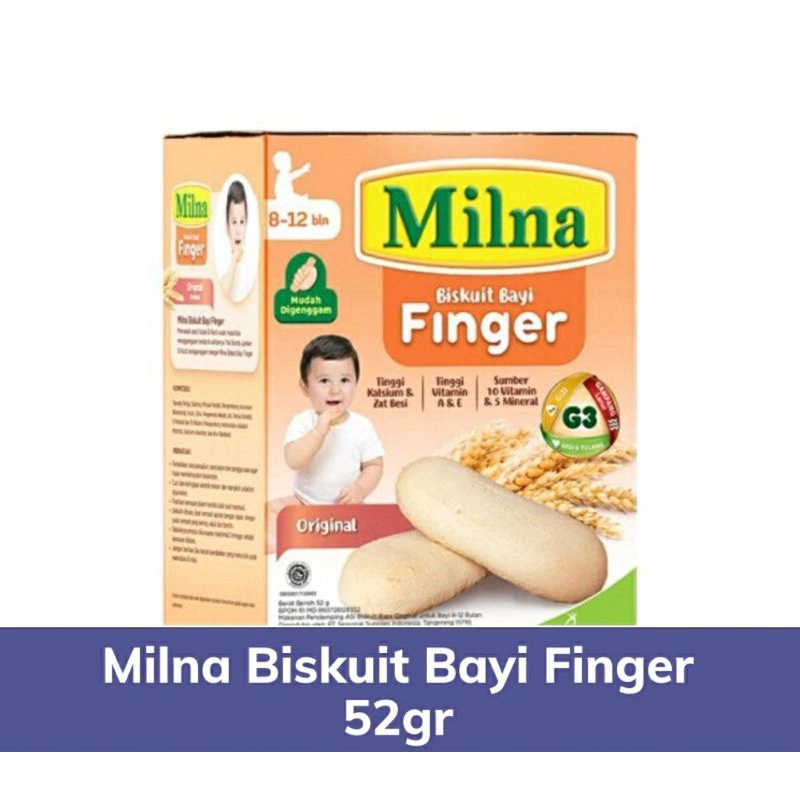 MILNA BISKUIT BAYI 6-12 BULAN Ada 7 Varian Rasa