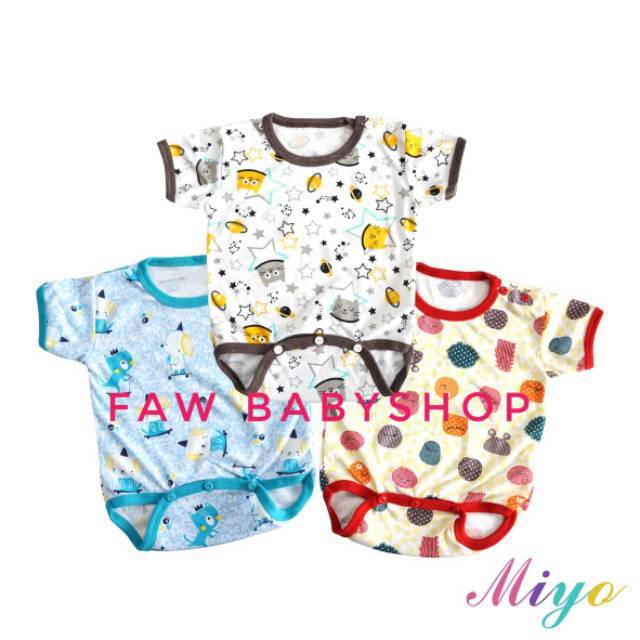 MIYO MOTIF Baju Kodok Segitiga size Newborn (0-3m)