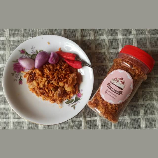 

Teri Bawang Goreng Pedas 70gr by Momzilicious