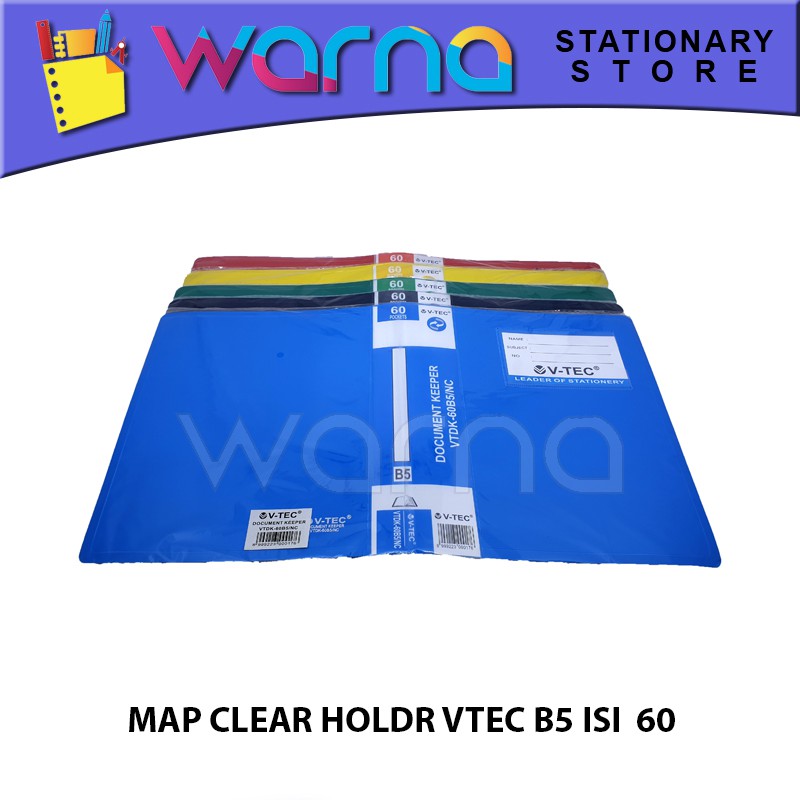 

MAP POCKET CLEAR HOLDR VTEC B5 ISI 60