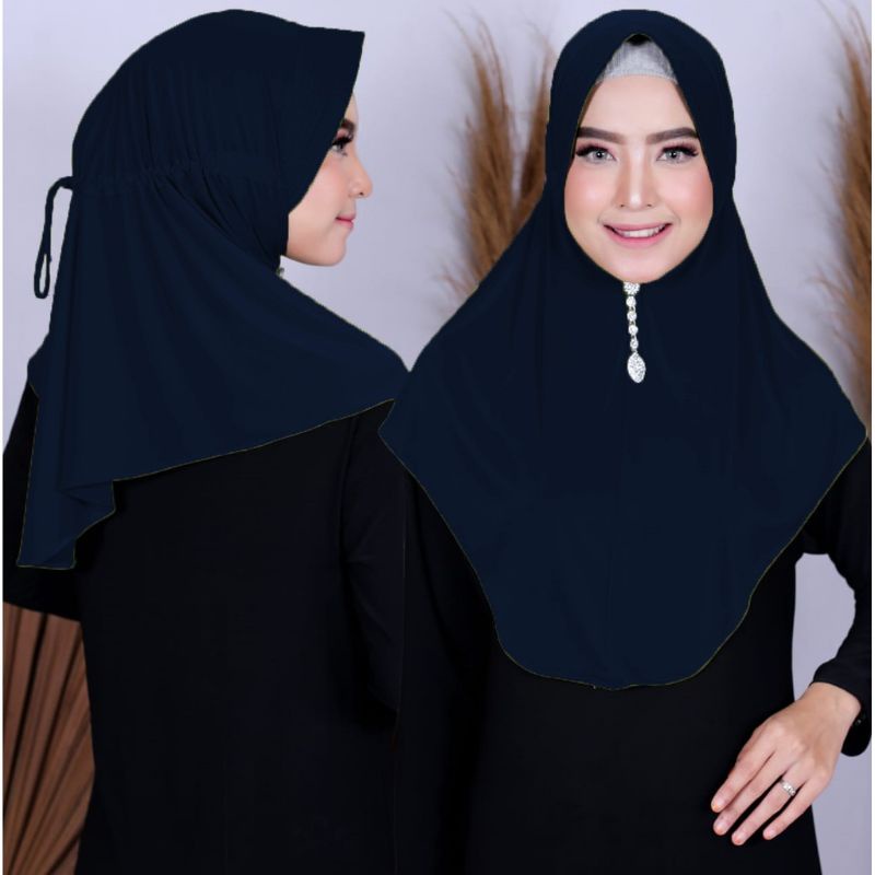 Medan Termurah Jilbab Instan Lycra Hijab jersey Lycra adem &amp; nyaman