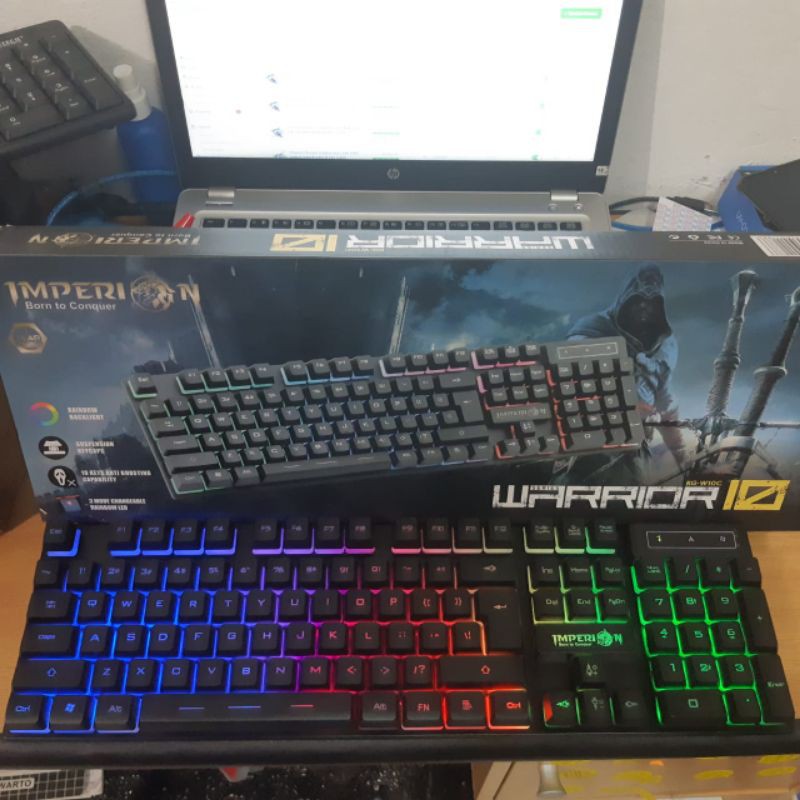 Imperion warior 10 keyboard gaming imperion warior 10 led light terbaik