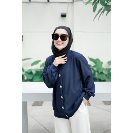 Artemis Fashion~ ORYZA CARDY (Ld +/- 114) Cardigan polos, Ootd kekinian