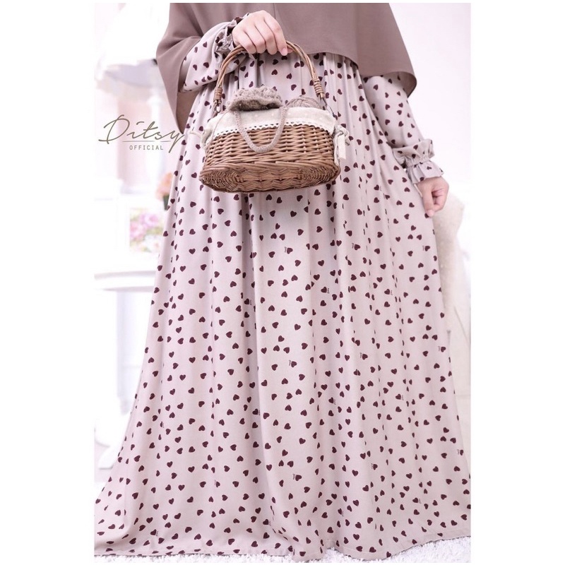 Heart Mocca Nightgown by Ditsy Official