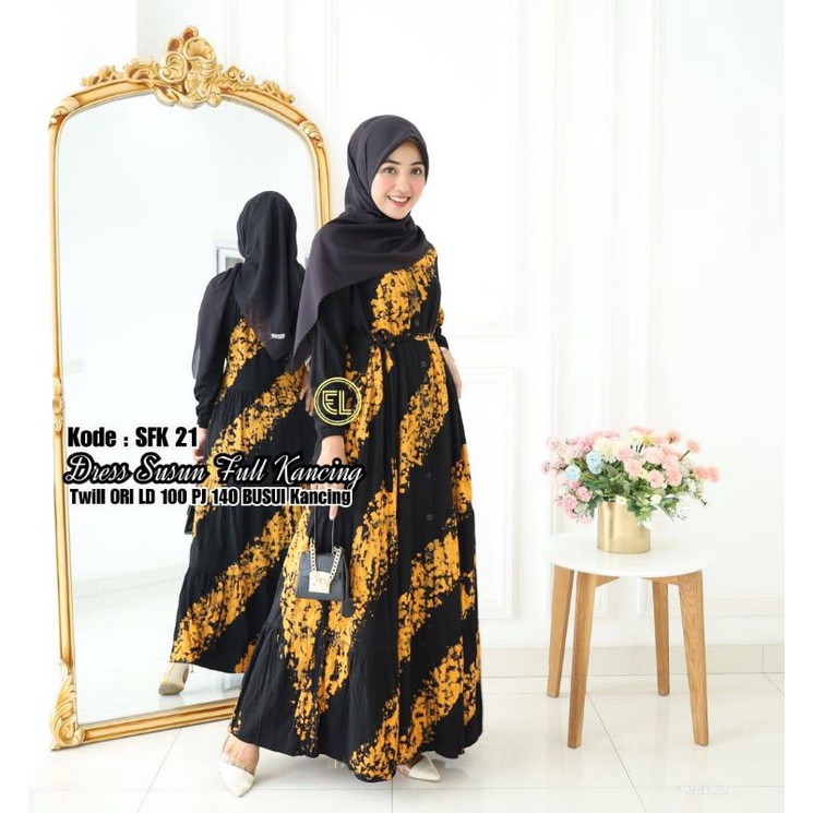 gamis elzhaf SFK 21 twill ori semarang