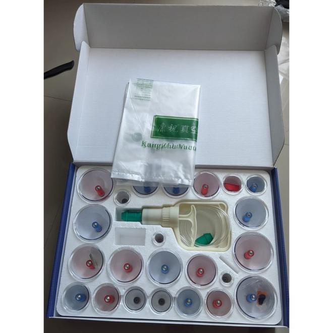 Cupping Bekam Kangzhu Isi 24 Alat Terapi Bekam
