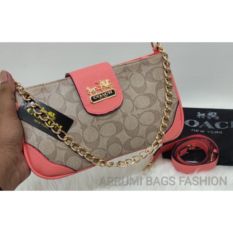TAS WANITA CROSSBODY CO POPPY / tas wanita import terbaru / tas coAch terlaris