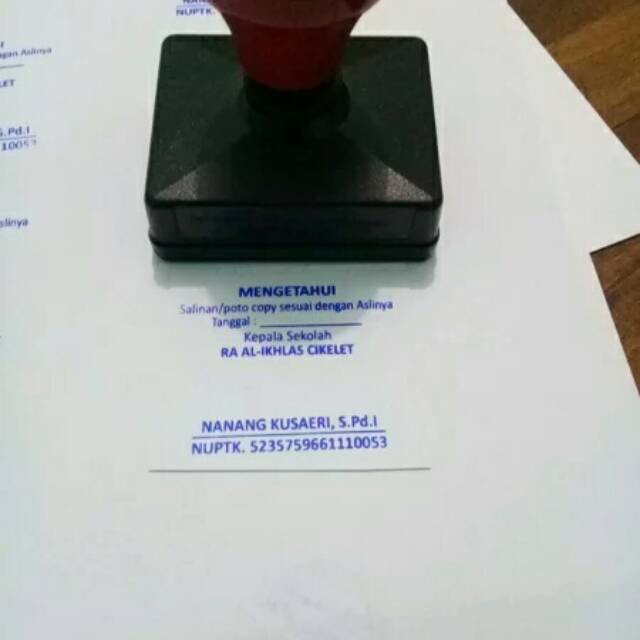 STEMPEL FLASH STEMPEL OTOMATIS STEMPEL LIGALISIR-MENGESAHKAN-MENGETAHUI UKURAN 43X67 MM