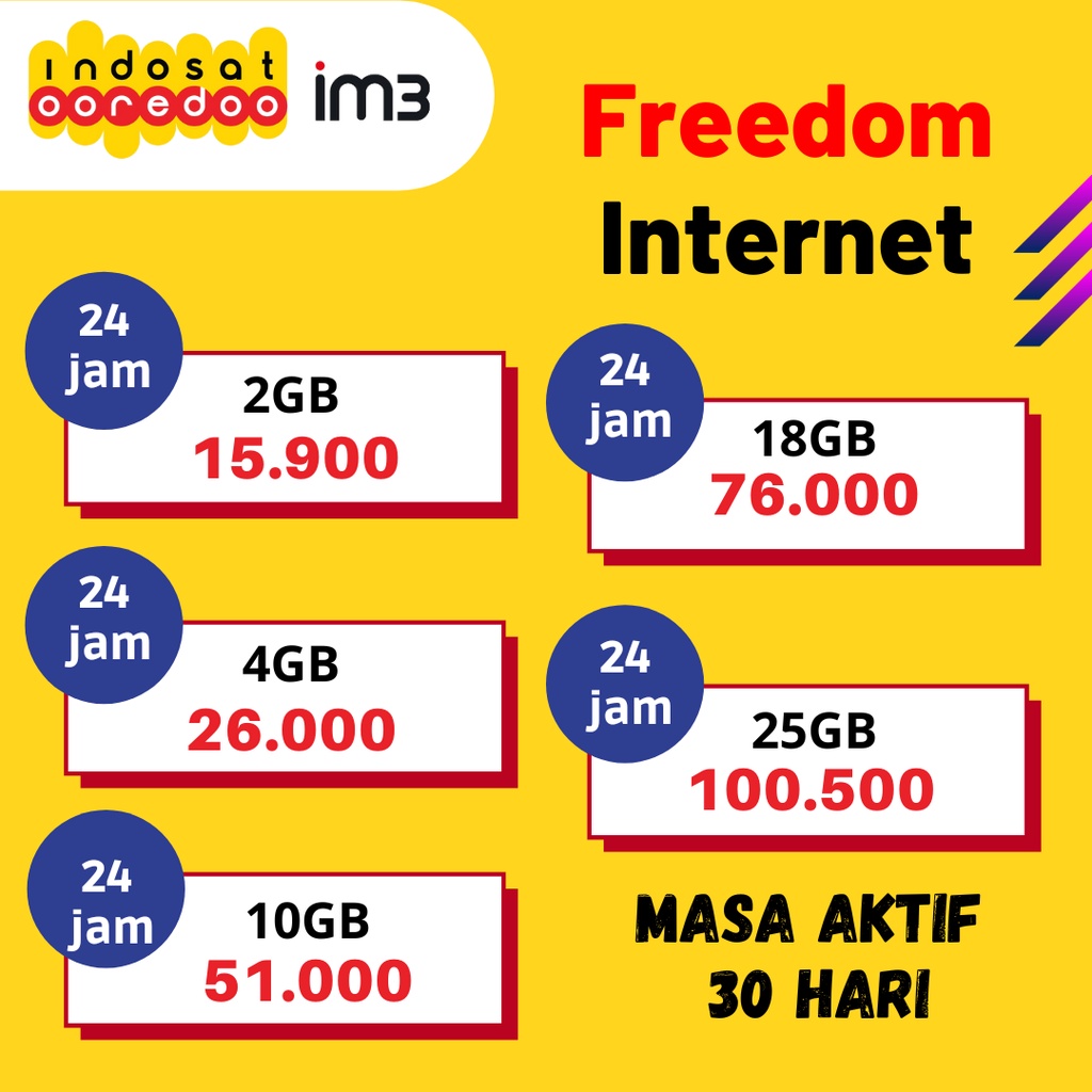 FREEDOM INTERNET INDOSAT