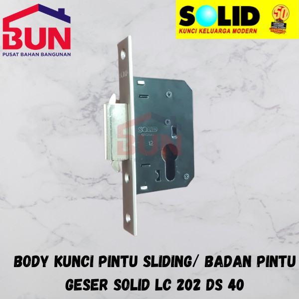 BODY KUNCI PINTU SLIDING/ BADAN PINTU GESER SOLID LC 202 DS 40