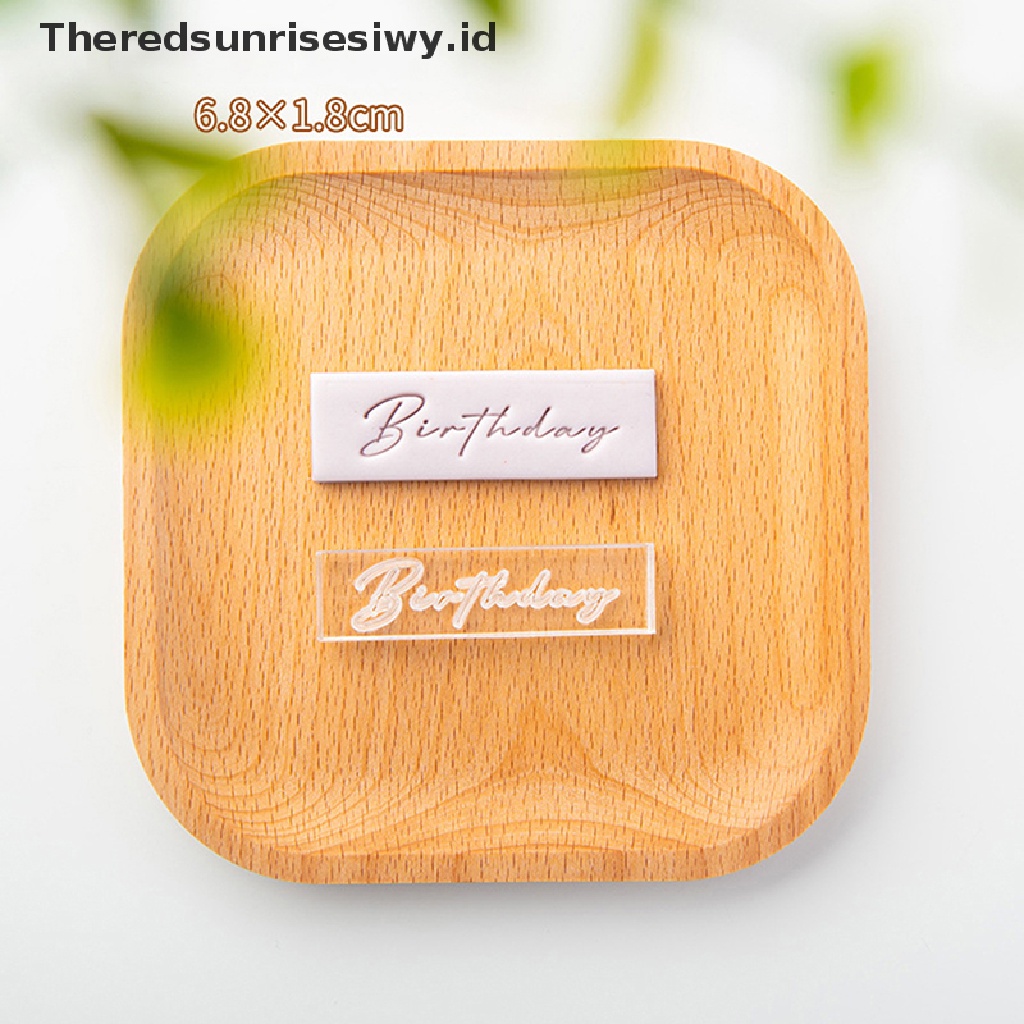 # Alat Rumah Tangga # Cetakan Kue Ulang Tahun Model Timbul Desain Tulisan Thank You Baby