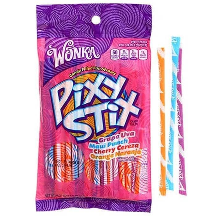 Jual Wonka Pixy Stix Candy Stick Permen Bubuk Anggur Ceri Jeruk Maui ...