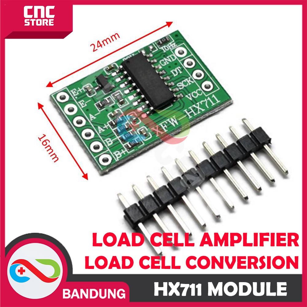 MODULE HX711 HX-711 AMPLIFIER LOAD CELL ADC CONVERTER SENSOR BERAT