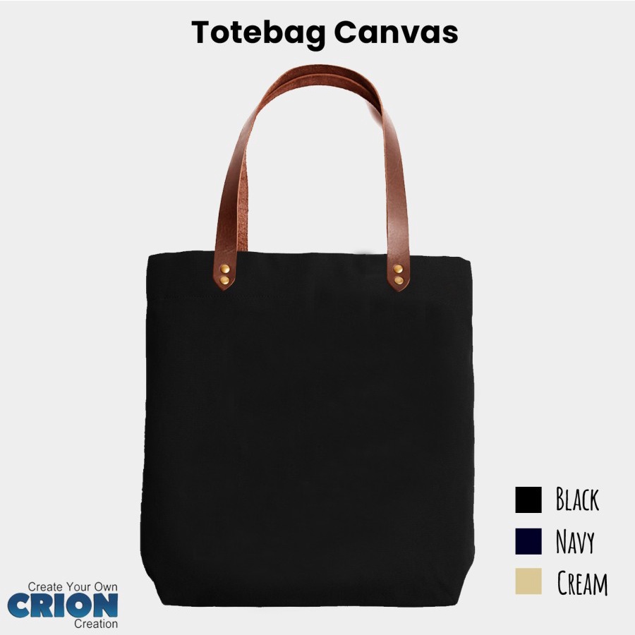 Personalized Custom Totebag Canvas Polos - By Crion