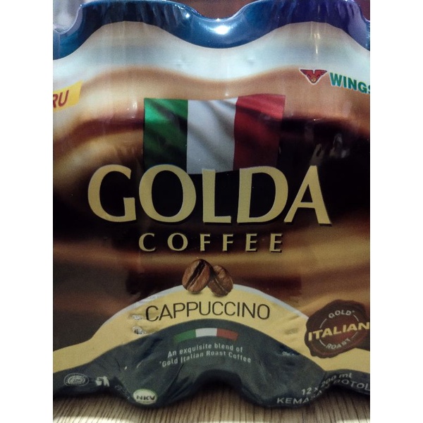 

Golda Coffee Cappuccino Italian 200ml Isi 12 Botol